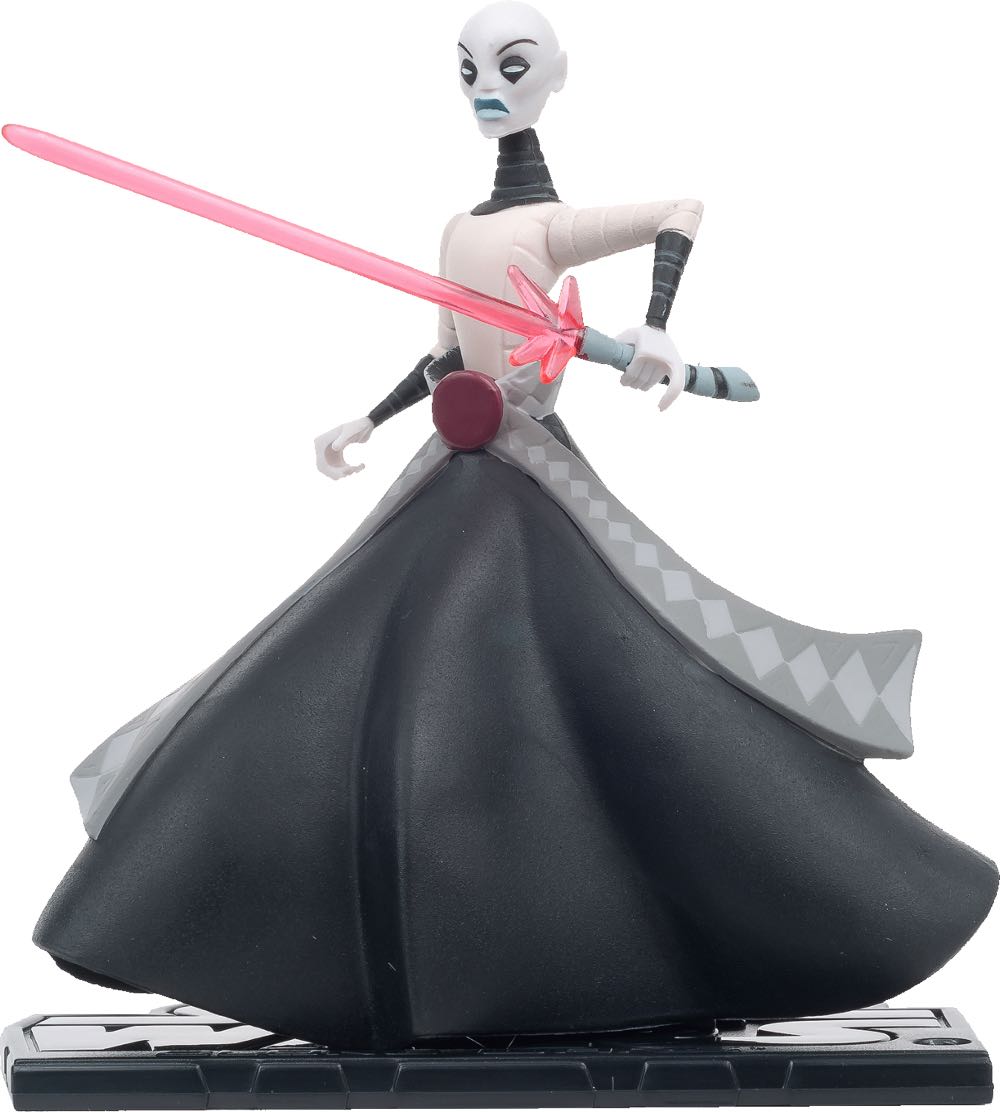 Asajj Ventress - Hasbro (Star Wars Clone Wars Cartoon Network) (Star Wars) action figure collectible [Barcode 076930852194] - Main Image 3