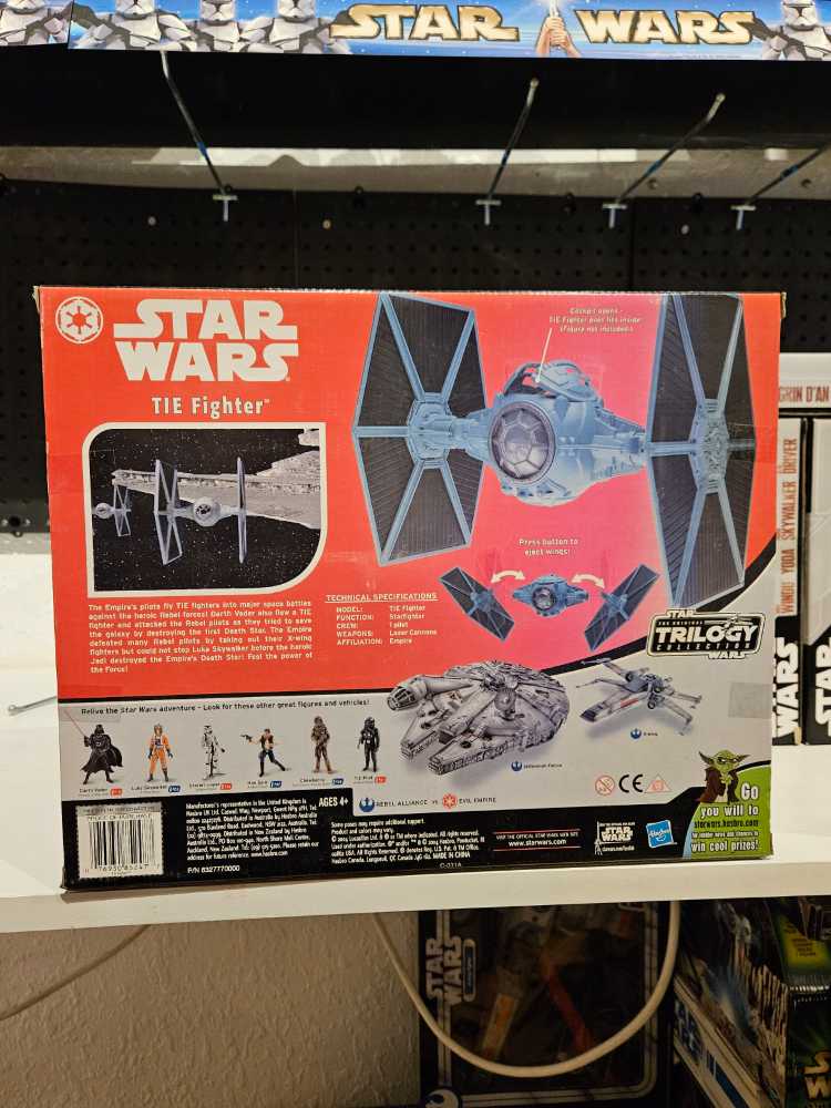 OTC  Tie Fighter - Hasbro (2004-2005 The Original Trilogy Collection) action figure collectible [Barcode 076930852477] - Main Image 4
