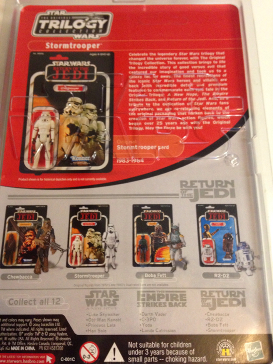 Stormtrooper - Star Wars Vintage Collection (Return Of The Jedi) - Hasbro (Star Wars) action figure collectible [Barcode 076930852729] - Main Image 2