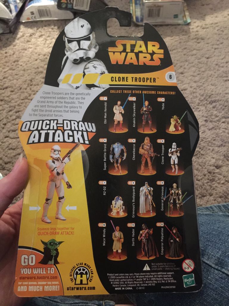 Clone Trooper [Clone Trooper] - Hasbro (Revenge Of The Sith) action figure collectible [Barcode 076930852798] - Main Image 2
