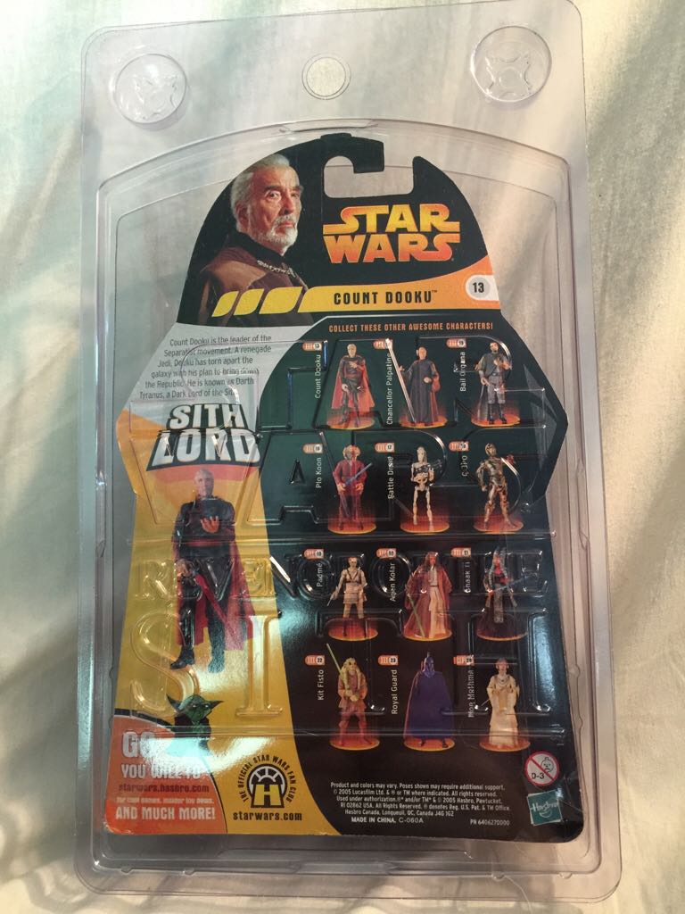 Count Dooku - Hasbro (Revenge Of The Sith) action figure collectible [Barcode 076930852866] - Main Image 2