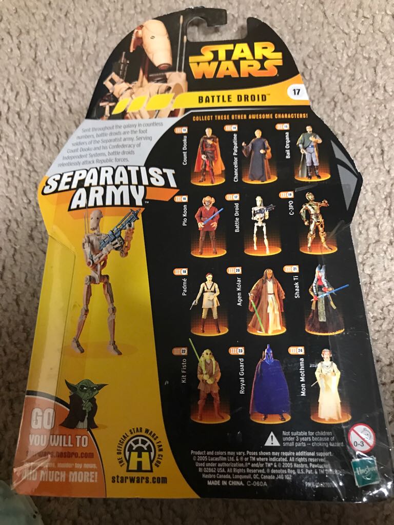 Battle Droid (Separatist Army) - Hasbro (Revenge Of The Sith) action figure collectible [Barcode 076930852934] - Main Image 2