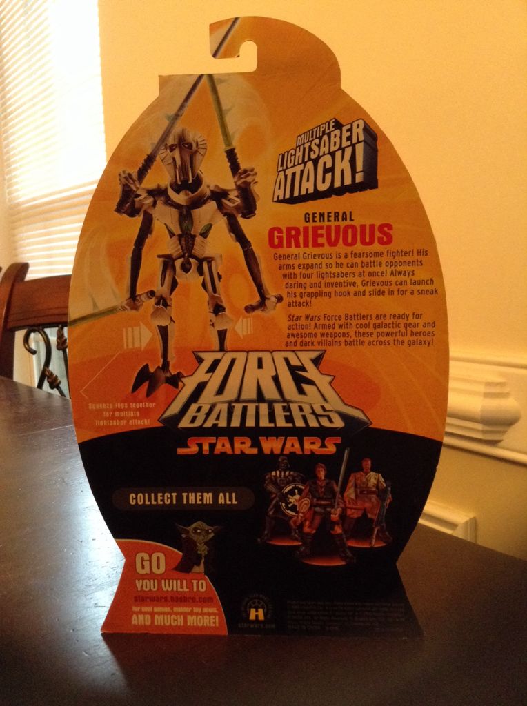 General Grievous - Hasbro (Force Battlers) action figure collectible [Barcode 076930853559] - Main Image 2
