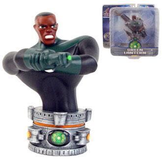 Green Lantern, John Stewart - Monogram Masterworks (Justice League Paperweights) action figure collectible [Barcode 077764444371] - Main Image 2