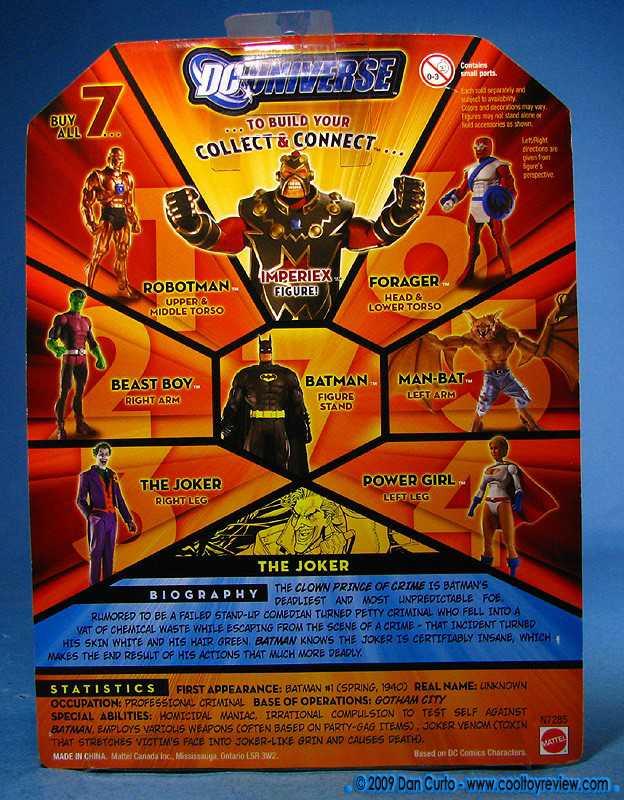 DCUC Wave 10 Figure 3 The Joker - Mattel (DC Universe Classics) action figure collectible [Barcode 027084728071] - Main Image 4