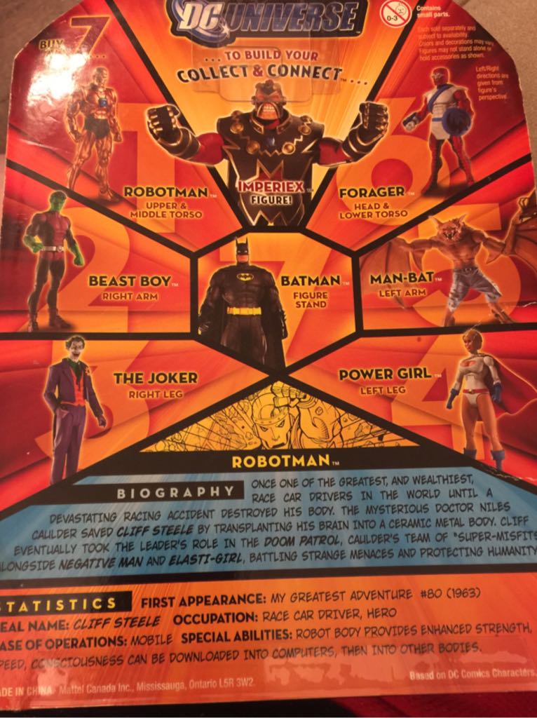 DC Universe Classics Wave 10 Imperiex BAF Robotman  - Mattel (DC  Universe Classics) action figure collectible [Barcode 027084728088] - Main Image 2