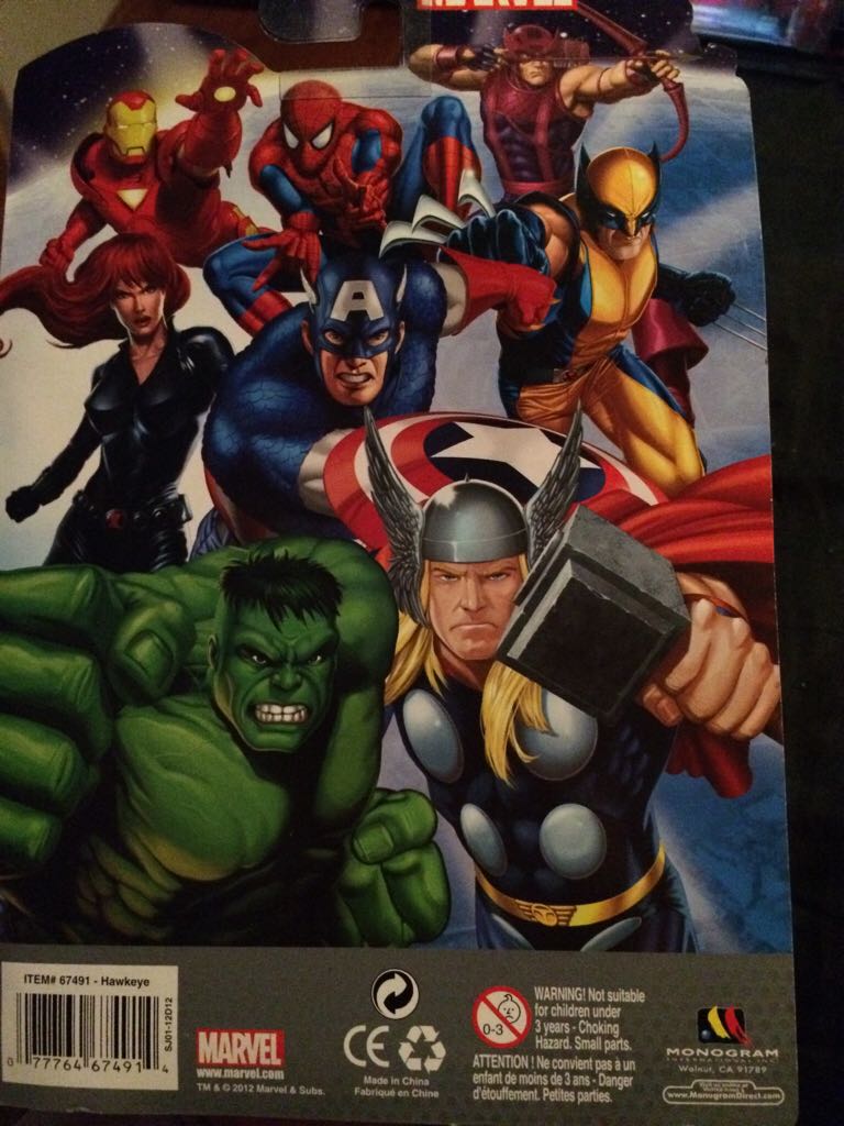 Hawkeye - Marvel (Avangers) action figure collectible [Barcode 077764674914] - Main Image 2