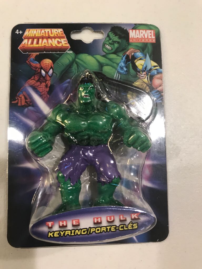 Marvel Miniature Alliance - Hulk Keychain  action figure collectible [Barcode 077764821257] - Main Image 1