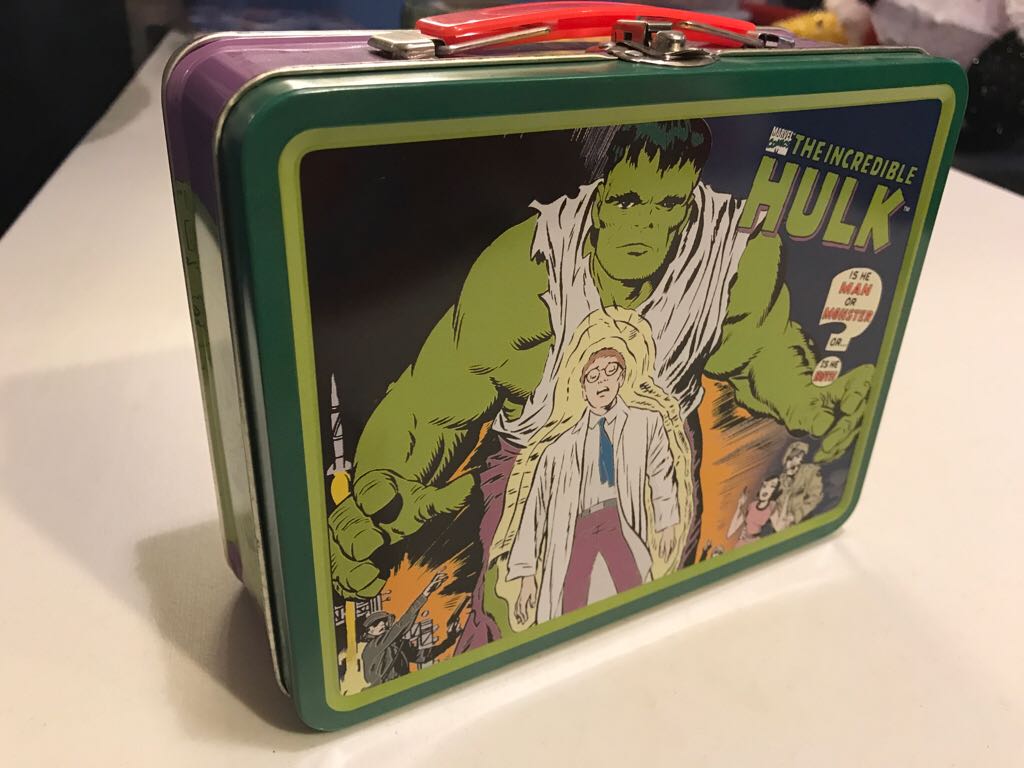 Hulk Lunchbox - Tin Box Company 1998  action figure collectible [Barcode 078678707613] - Main Image 2