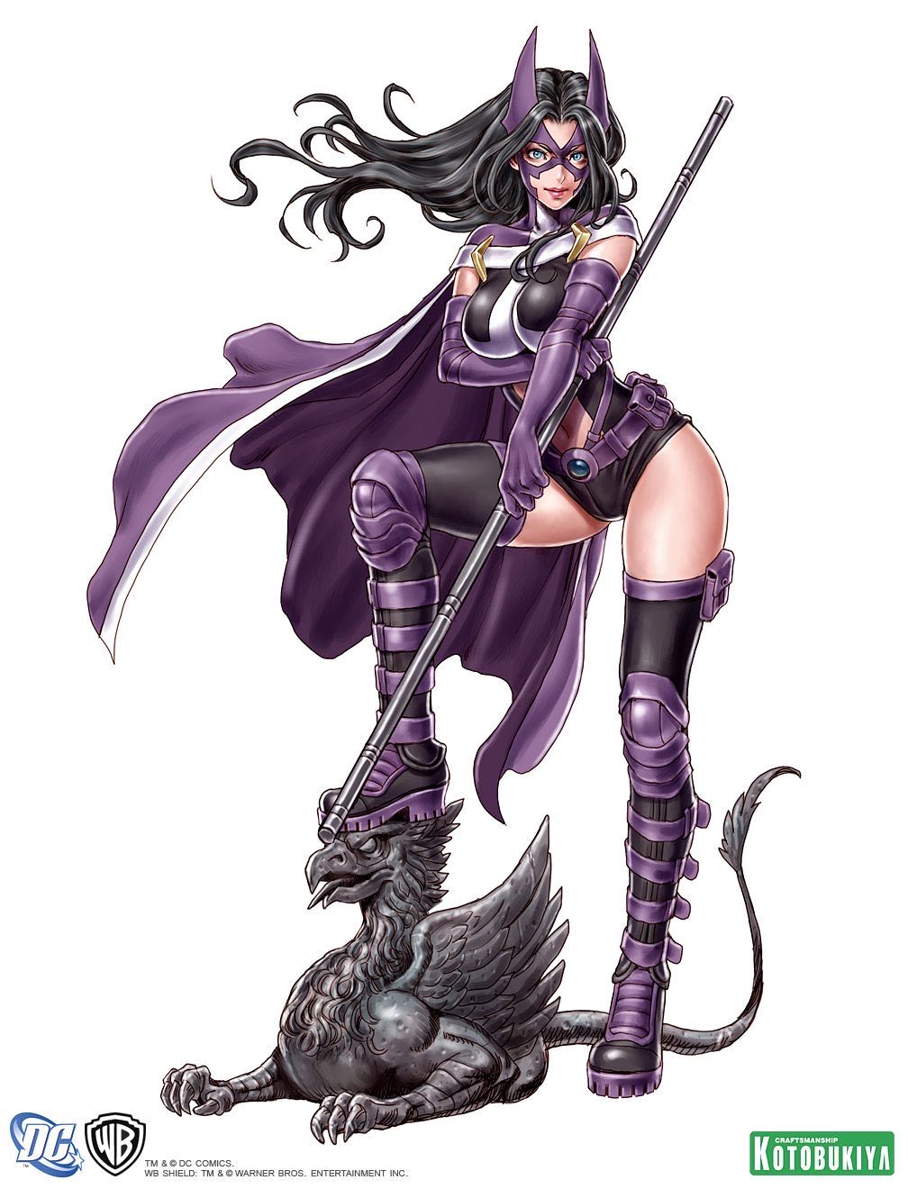 Huntress Bishoujo - Kotobukiya (DC Bishoujo) action figure collectible [Barcode 0798256908668] - Main Image 2