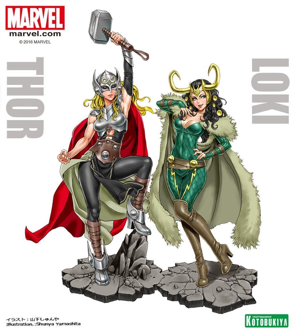 Thor Bishoujo - Kotobukiya (Marvel Bishoujo) action figure collectible [Barcode 0812771028585] - Main Image 2