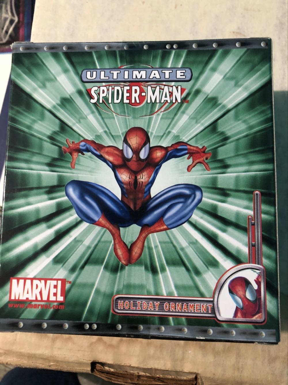 Ultimate Spiderman Holiday Ornament - Kurt S. Adler, Inc. action figure collectible [Barcode 086131468612] - Main Image 2