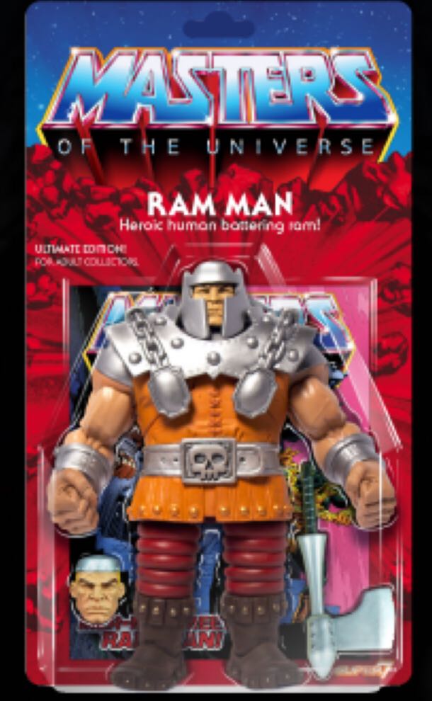 MOTU Ultimate Ram Man Super7 - Super 7 (Masters Of The Universe Classics (Ultimates)) action figure collectible [Barcode 086547344999] - Main Image 2