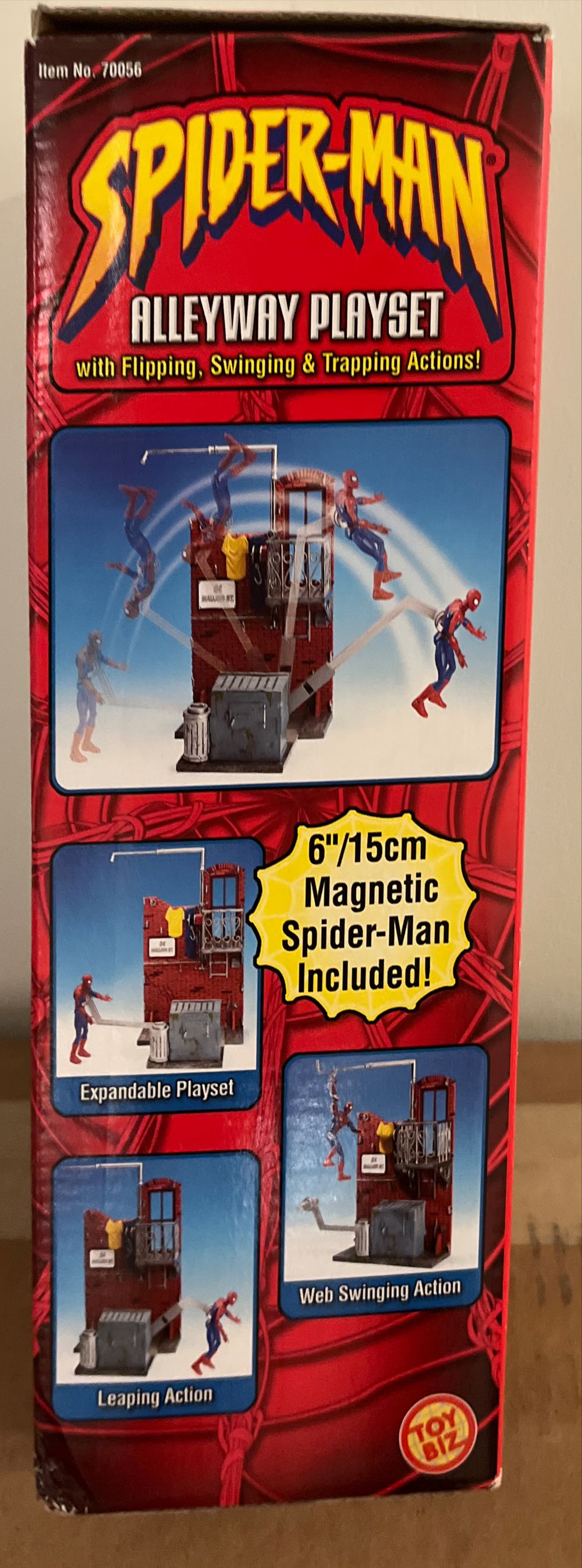 Spiderman: Alleyway Playset - Toybiz (Diorama) action figure collectible [Barcode 086892700563] - Main Image 3