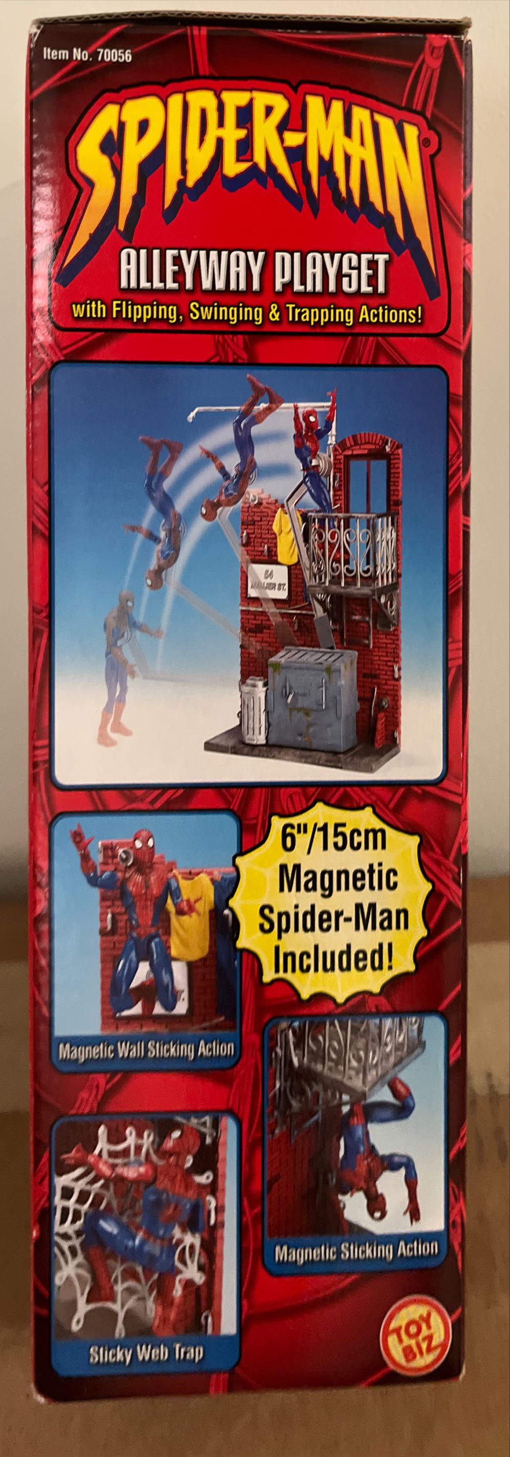 Spiderman: Alleyway Playset - Toybiz (Diorama) action figure collectible [Barcode 086892700563] - Main Image 4