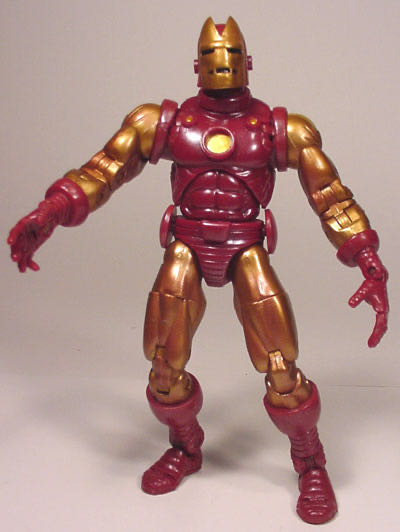Toybiz Marvel Legends Series I Iron Man (Gold Collectors) - Toy Biz (Marvel Legends) action figure collectible [Barcode 086892701478] - Main Image 4