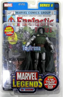 Toybiz Marvel Legends Series II  - Dr. Doom Unmasked Variant - Toy Biz (Marvel Legends Series II) action figure collectible [Barcode 086892701539] - Main Image 2