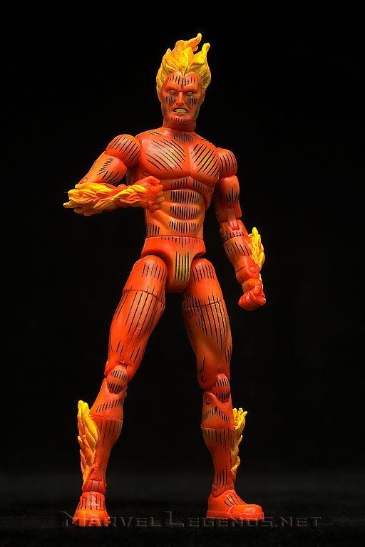 Marvel Legends Human Torch series II - Toy Biz (Marvel Legends - Series II) action figure collectible [Barcode 086892701546] - Main Image 3