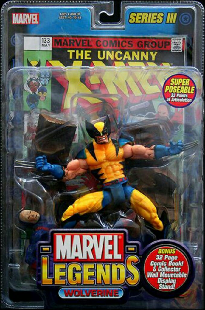 Wolverine - Toy Biz (Marvel Legends Series III) action figure collectible [Barcode 086892701560] - Main Image 2