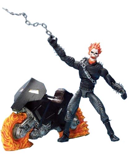 Ghost Rider - Hasbro (Marvel Legends Series III) action figure collectible [Barcode 086892701577] - Main Image 3