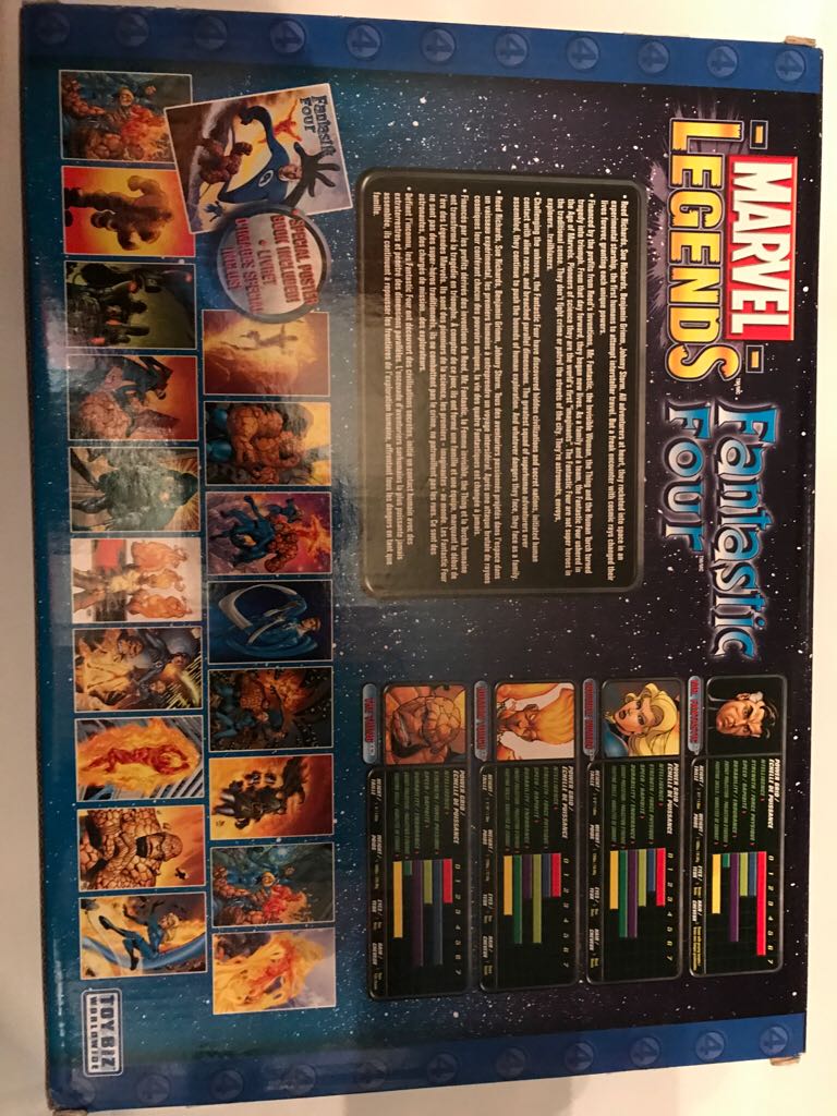 Toybiz Marvel Legends Fantastic Four Box Set - Toy Biz (Marvel Legends) (Marvel Legends Boxed Set) action figure collectible [Barcode 086892703465] - Main Image 2
