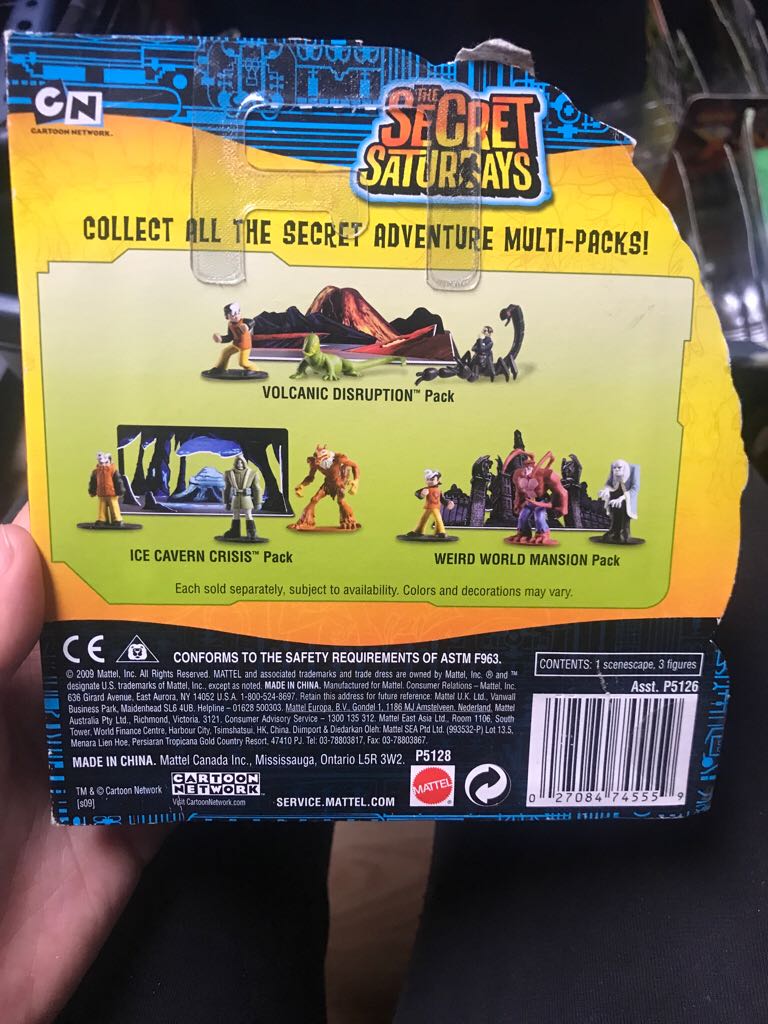 The Secret Saturdays Zak Komodo Baron Finster   action figure collectible [Barcode 027084745559] - Main Image 2