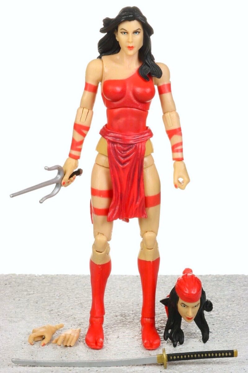 Elektra - Toybiz (Marvel Legends) action figure collectible [Barcode 086892703762] - Main Image 3