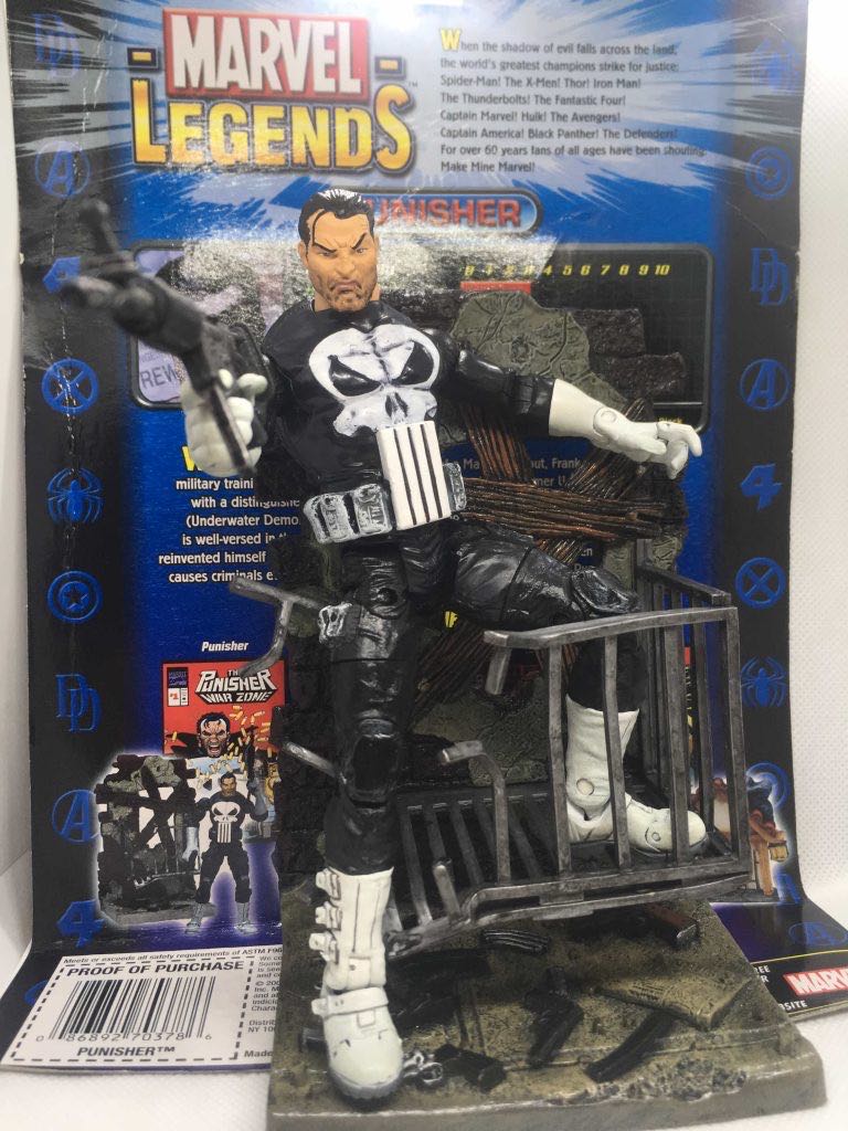 Marvel Legends Toybiz Punisher - Toybiz (Marvel Legends) action figure collectible [Barcode 086892703786] - Main Image 4