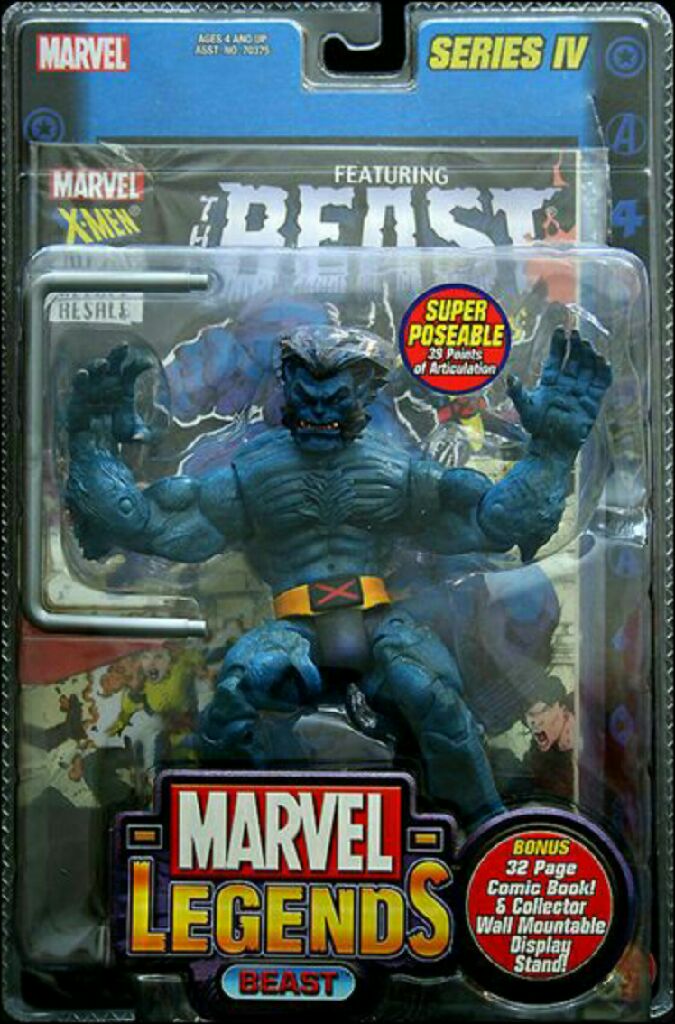 Toybiz Marvel Legends Series IV Beast - Toybiz (Marvel (X-men)) action figure collectible [Barcode 086892703793] - Main Image 2