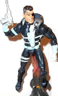 Nick Fury - Toy Biz (Marvel Legends Series V) action figure collectible [Barcode 086892703892] - Main Image 4