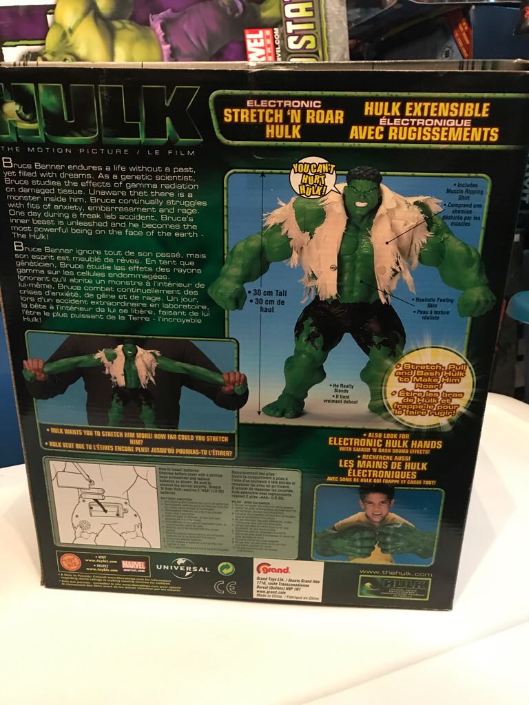 Hulk Stretch And Roar Hulk  action figure collectible [Barcode 086892705339] - Main Image 2