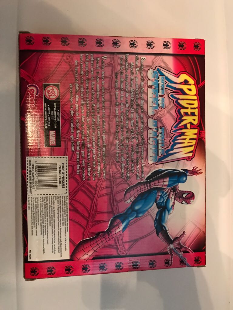 Spiderman Web Of Steel Diecast Miniatures 6 Pack  action figure collectible [Barcode 086892710050] - Main Image 2