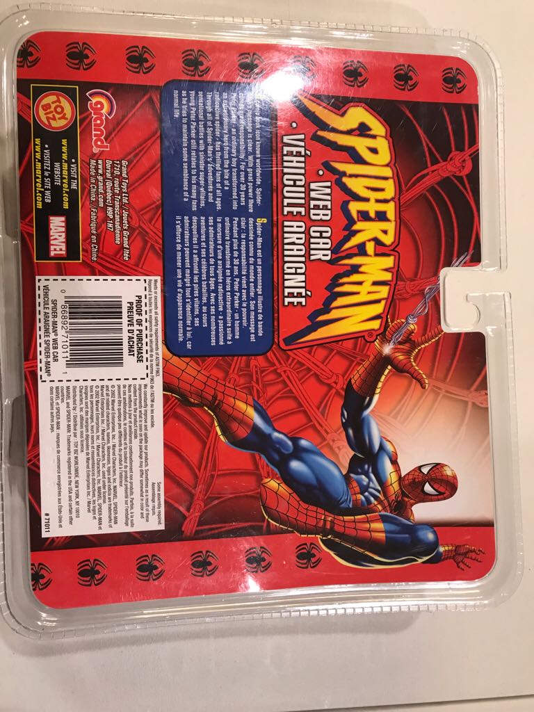 Spider-man Web Of Steel - Spiderman Web Car  action figure collectible [Barcode 086892710111] - Main Image 2