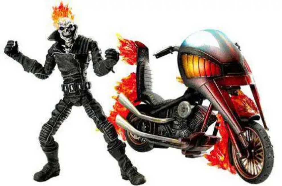 Ghost Rider (Johnny Blaze) - Toybiz (Marvel Legends) action figure collectible [Barcode 086892711163] - Main Image 4
