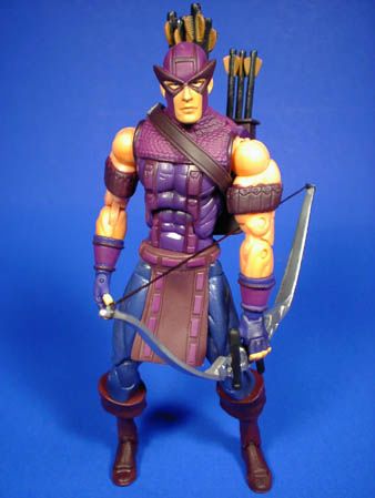 Toybiz Marvel legends Series VII - Hawkeye - Toy Biz (Marvel Legends) action figure collectible [Barcode 086892711187] - Main Image 2