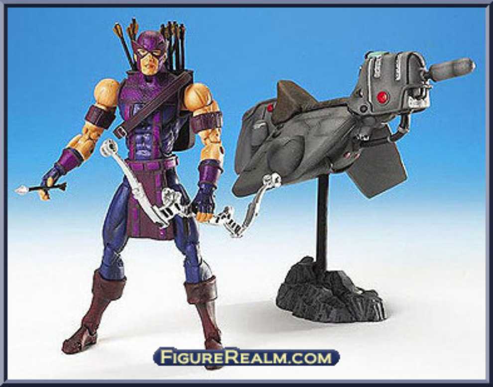 Toybiz Marvel legends Series VII - Hawkeye - Toy Biz (Marvel Legends) action figure collectible [Barcode 086892711187] - Main Image 4