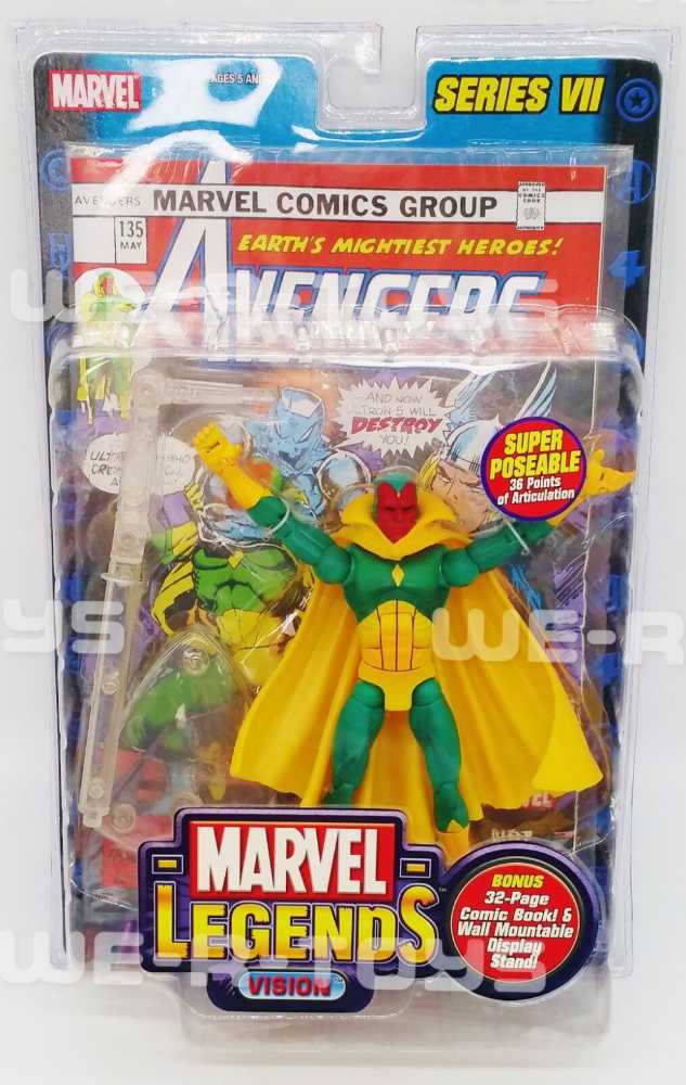 Vison - Toy Biz (Marvel Legends) action figure collectible [Barcode 086892711217] - Main Image 3