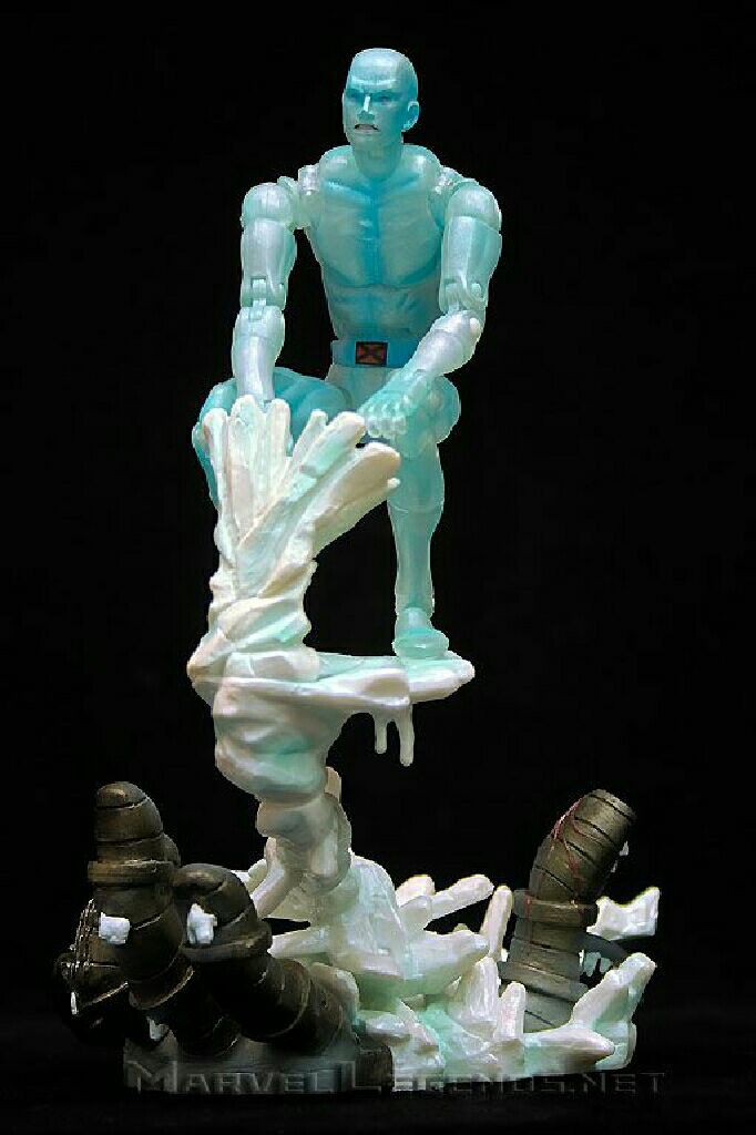 Toybiz Marvel Legends Series VIII - Ice Man - Toybiz (Marvel Legends) action figure collectible [Barcode 086892711286] - Main Image 2