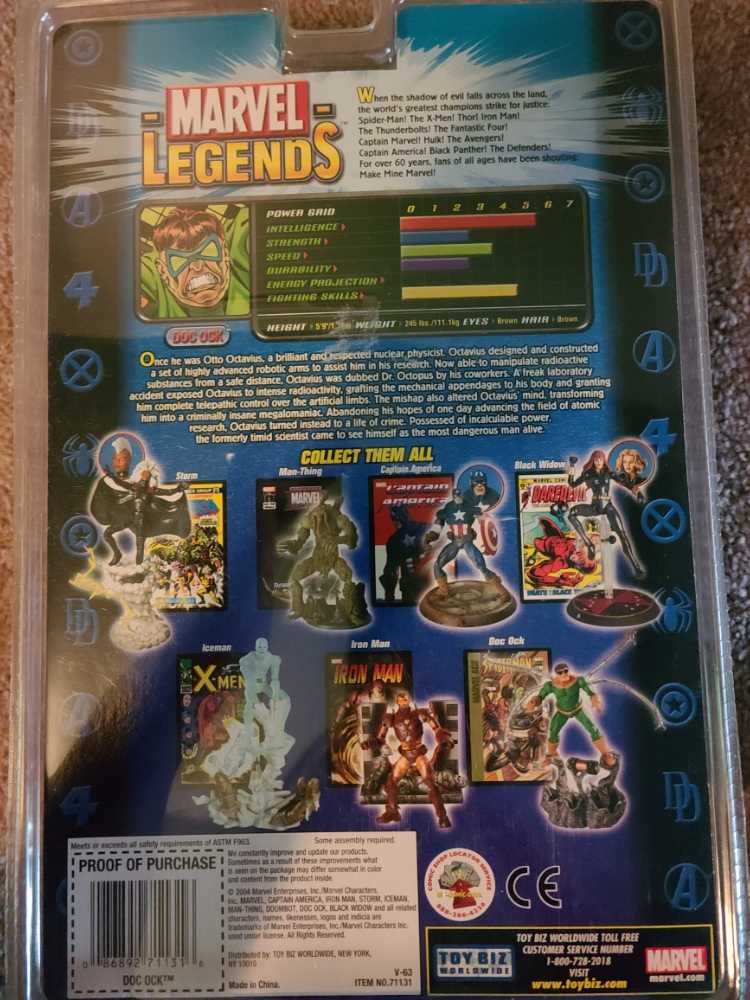 Doc Ock - Marvel Legends (Marvel (Spider-man)) action figure collectible [Barcode 086892711316] - Main Image 2
