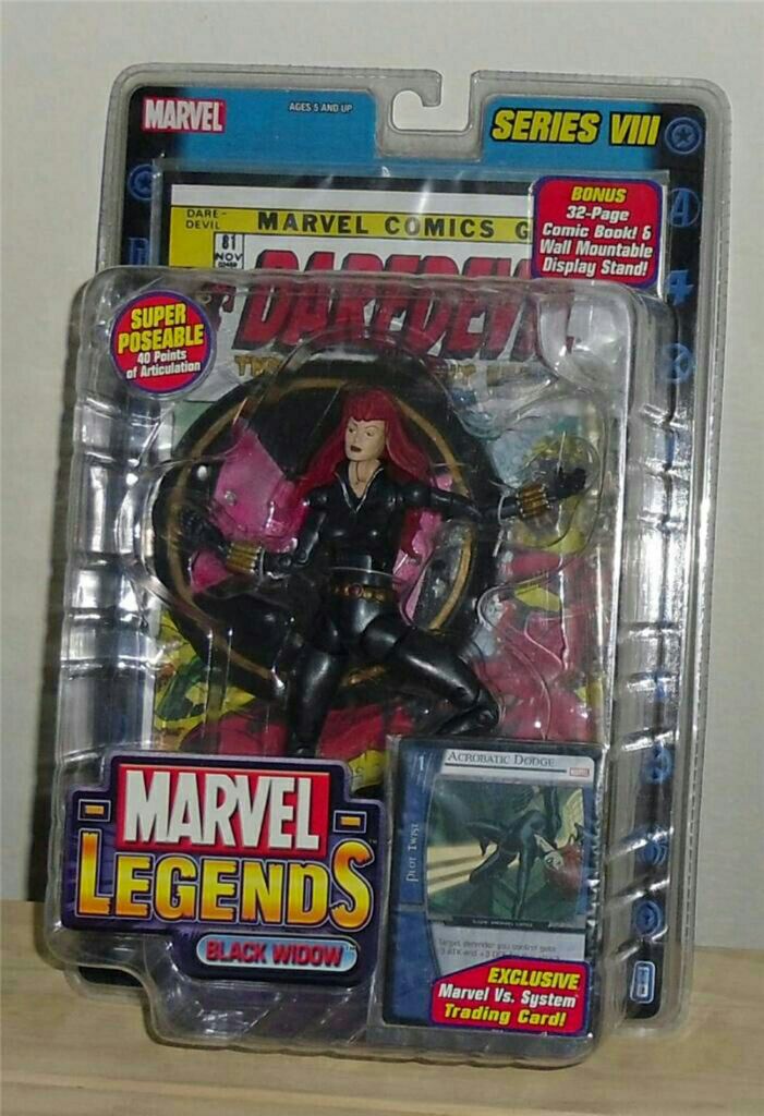 Black Widow - Toybiz (Marvel Legends - Series VIII) action figure collectible [Barcode 086892711323] - Main Image 2