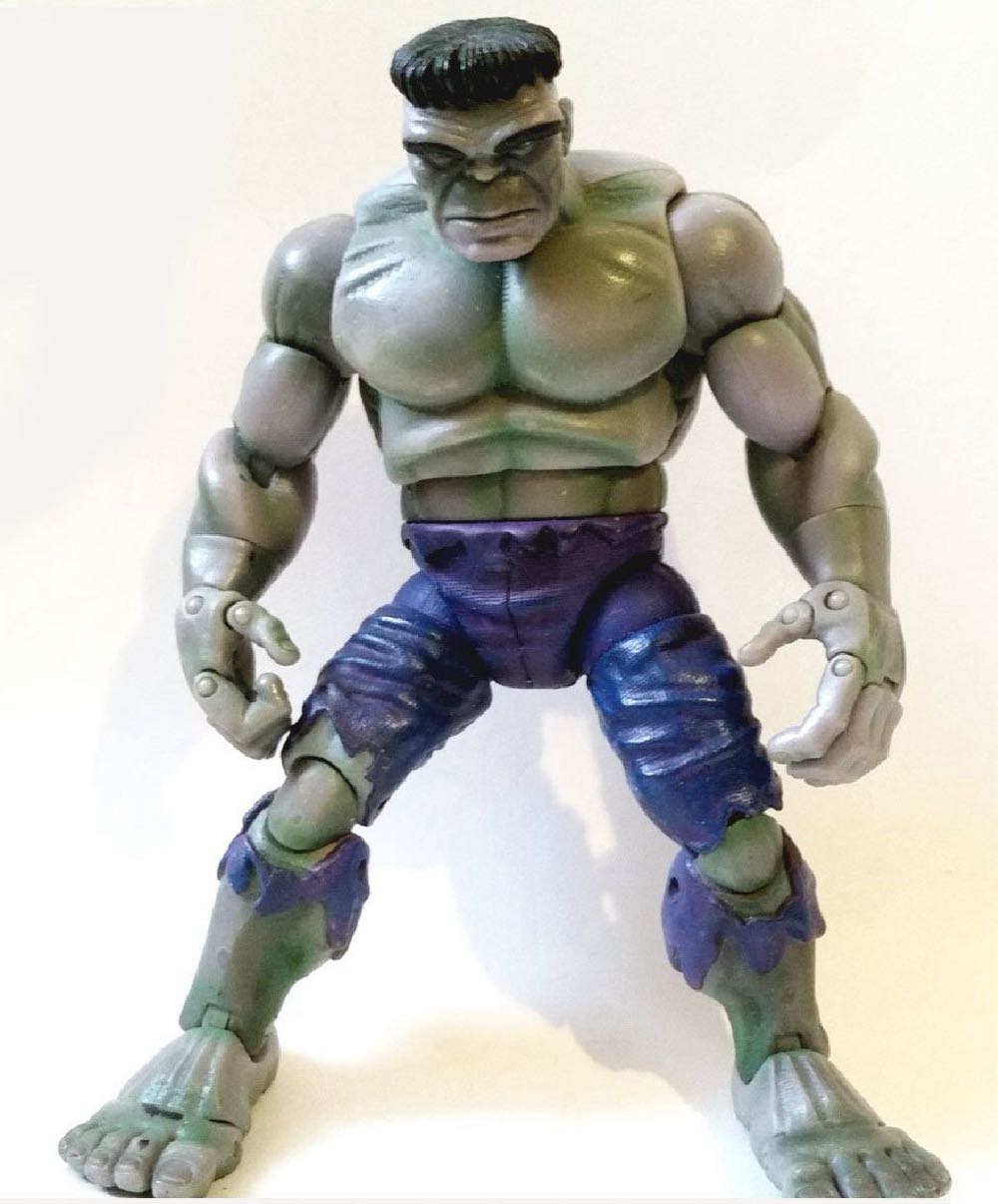 Hulk (1st Appearance Grey Variant) - Toy Biz (Marvel Legends) action figure collectible [Barcode 086892711361] - Main Image 4