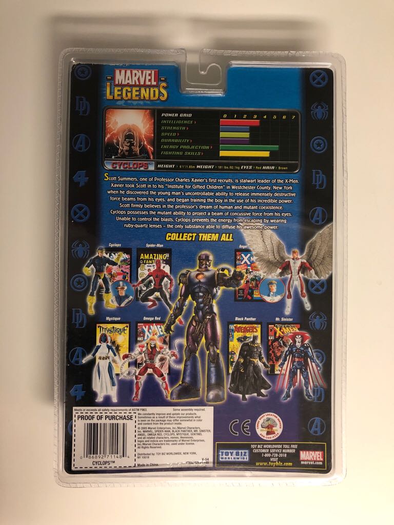 Toybiz Marvel Legends Sentinel BAF Cyclops X factor Variant 2005  - Toy Biz Inc (Marvel Legands) action figure collectible [Barcode 086892711484] - Main Image 2