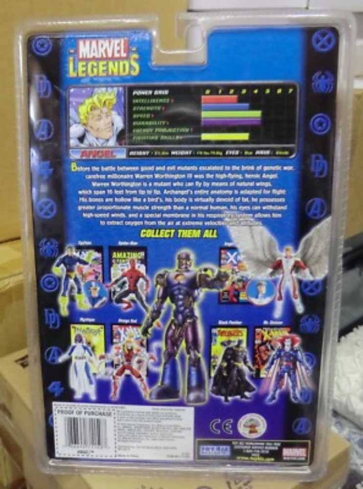 Angel - Toy Biz (Marvel Legends) action figure collectible [Barcode 086892711507] - Main Image 3