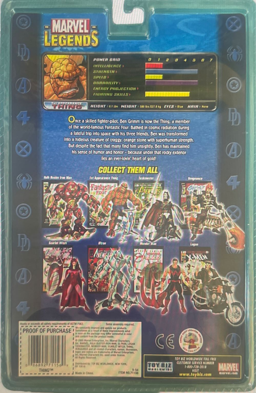 Thing (1st Appearance) - Marvel Legends (Marvel (Fantastic Four)) action figure collectible [Barcode 086892711569] - Main Image 4