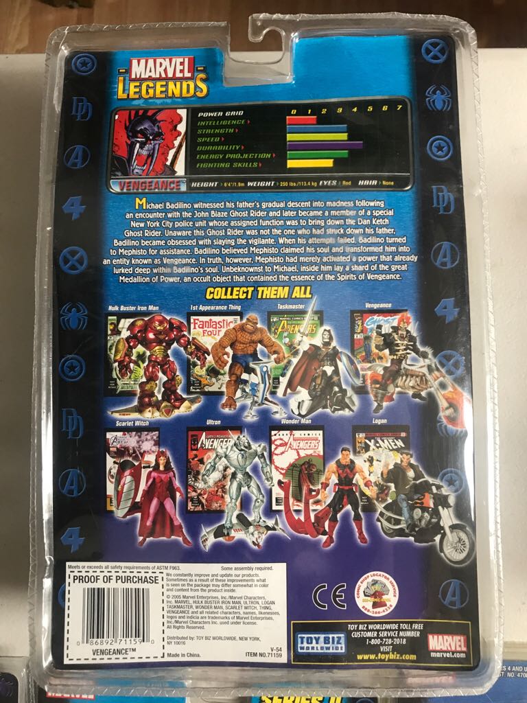 *sell* Ghost Rider (Vengeance) - Marvel Legends (Marvel (Midnight Sons)) action figure collectible [Barcode 086892711590] - Main Image 2
