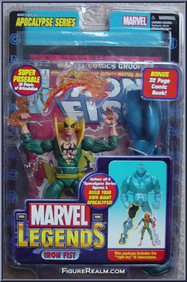Iron Fist - Toy Biz (Marvel Legends) action figure collectible [Barcode 086892711712] - Main Image 2
