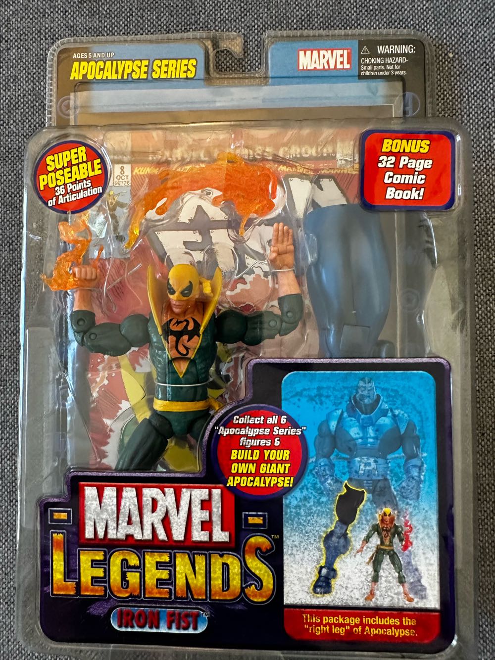 Iron Fist - Toy Biz (Marvel Legends) action figure collectible [Barcode 086892711712] - Main Image 4
