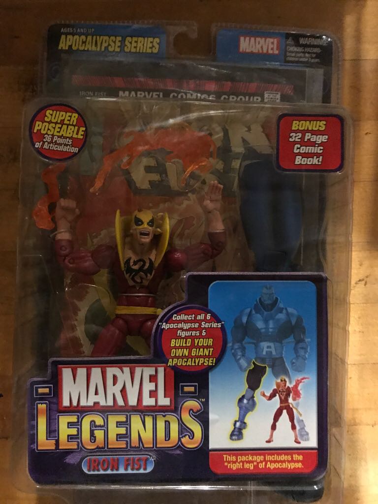 Apocalypse Iron Fist (Variant) - Toybiz (Marvel Legends) action figure collectible [Barcode 086892711743] - Main Image 1