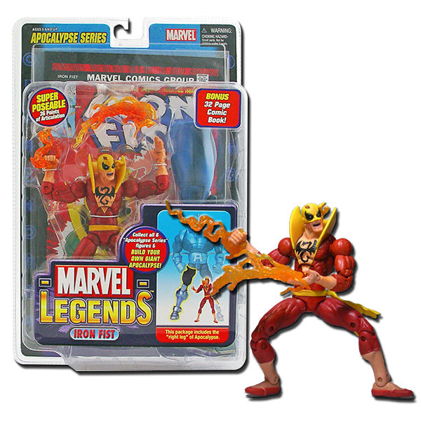 Apocalypse Iron Fist (Variant) - Toybiz (Marvel Legends) action figure collectible [Barcode 086892711743] - Main Image 2