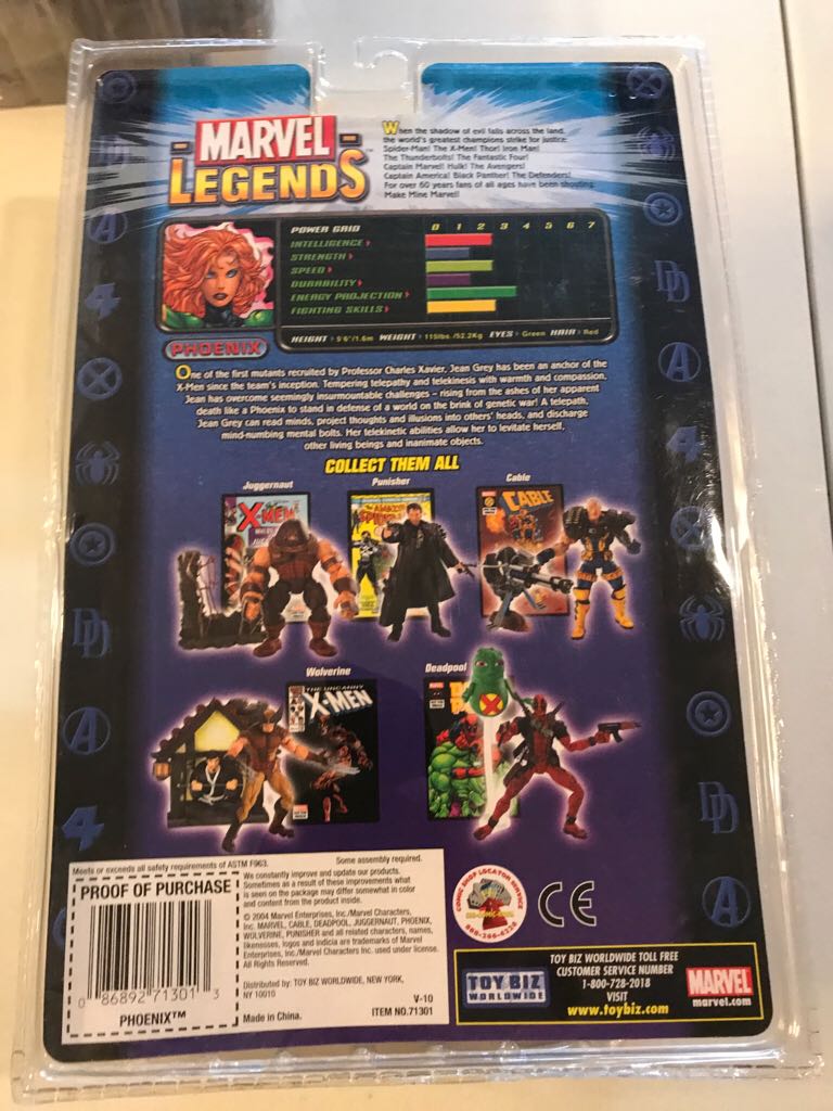 Toybiz Marvel Legends Series VI Phoenix (Dark Phoenix Variant) - Toy Biz (Marvel Legends) action figure collectible [Barcode 086892713013] - Main Image 2
